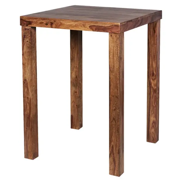 MID.YOU BAROVÝ STŮL, sheesham, 80/110/80 cm