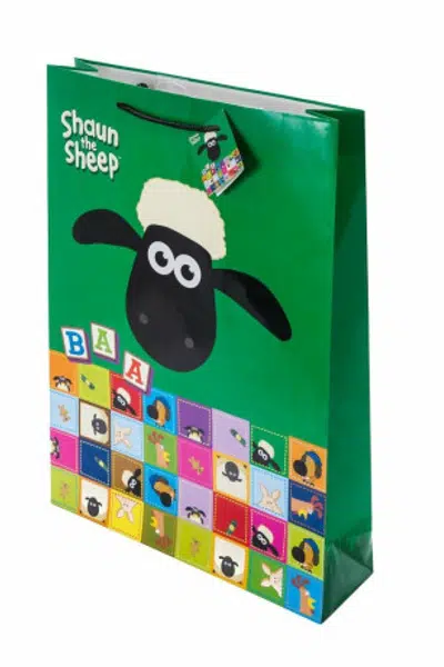 Ovečka Shaun - dárková taška/jumbo 7 (zelená)