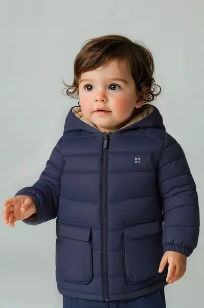 Dětská oboustranná bunda Mayoral tmavomodrá barva, 2420