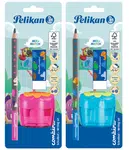 Pelikan - Sada - tužka B, ořezávátko, guma, Combino