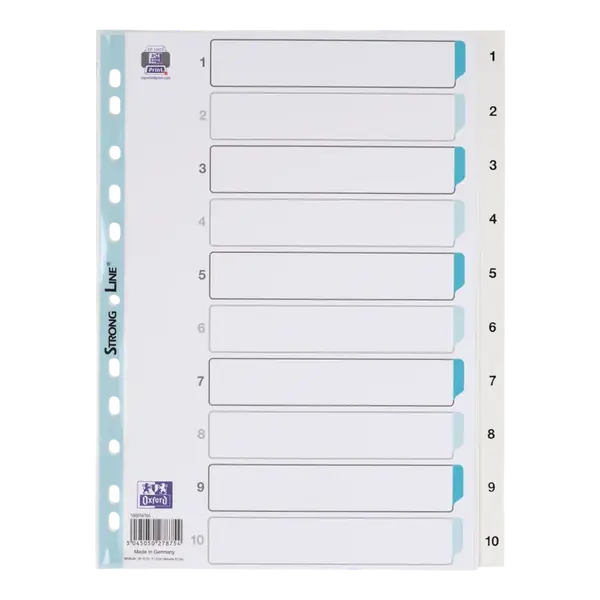 Oxford - Rozřaďovač Oxford A4/1-10 Index