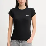 Tričko Pepe Jeans MERIDA dámské, černá barva, PL506037