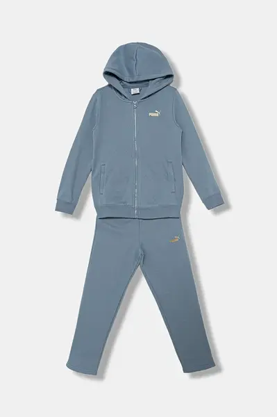 Dětská tepláková souprava Puma Metallic Hooded Sweat Suit FL G