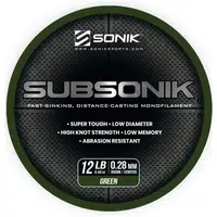 Sonik vlasec subsonik green 3000 m - 0,31 mm 6,80 kg