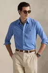 Bavlněná košile Polo Ralph Lauren pánská, černá barva, regular, s límečkem button-down, 710654408
