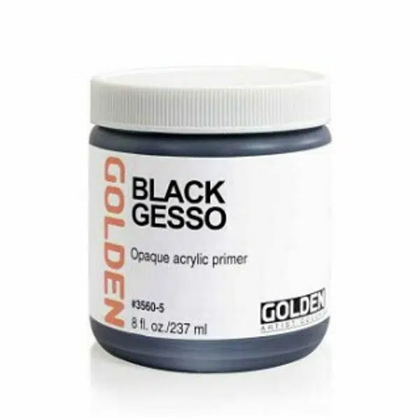 Golden 3560 Black Gesso 946ml
