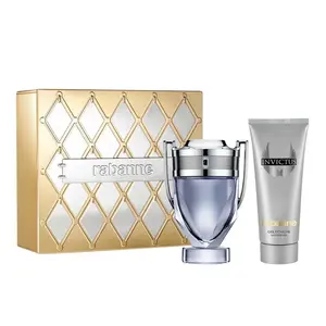 Rabanne Invictus - EDT 100 ml + sprchový gel 100 ml
