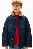 Dětská bunda Tommy Hilfiger tmavomodrá barva, KB0KB09814
