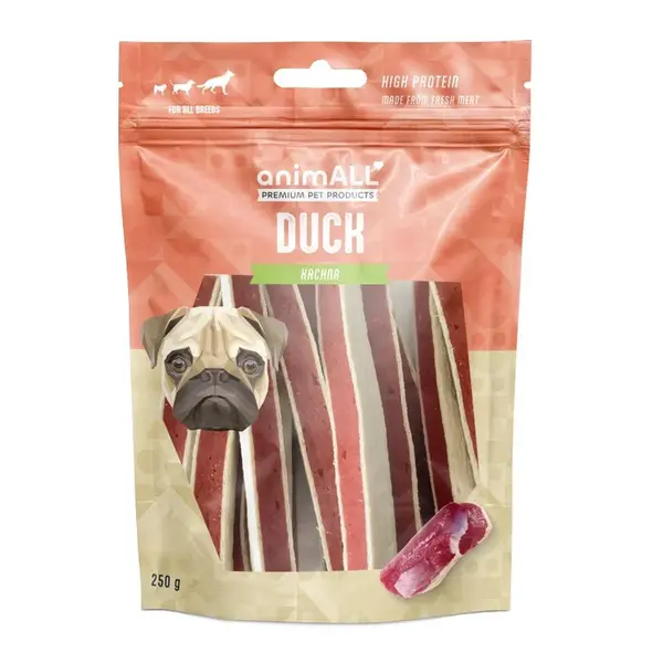 animALL Kachní sendvič pamlsky pro psy 250 g