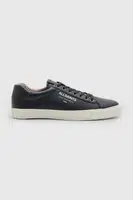 Kožené tenisky AllSaints UNDGRND LTHR LOW TOP pánské, černá barva, M058FB