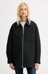 Bunda Kenzo černá barva, přechodná, oversize, FF62BL2399NN