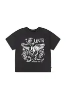 Dětské tričko Levi's RETRO LEVIS SS TEE černá barva, 4EN849