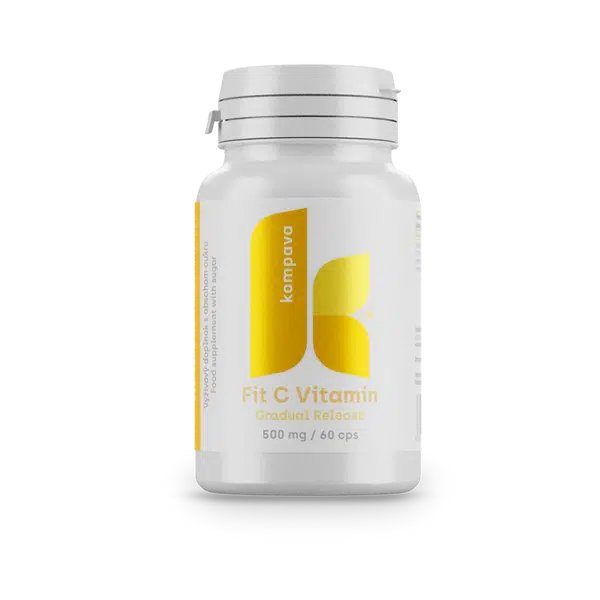 KOMPAVA Fit C Vitamín 500 mg/60 kps