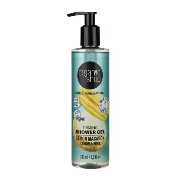 ORGANIC SHOP Zpevňující sprchový gel Lemon Macaron - Citron a máta 250 ml