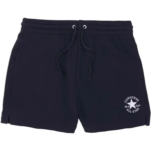 Converse CHUCK PATCH RELAXED Dámske šortky, čierna, veľkosť