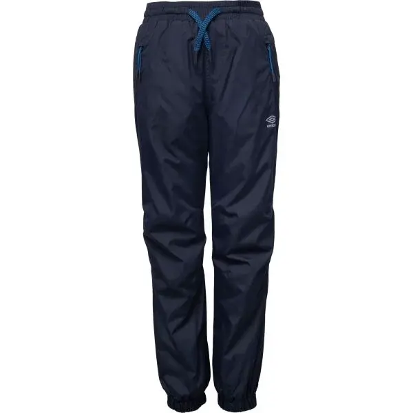 Umbro VAREN Detské šuštiakové nohavice, čierna, veľkosť 128-134