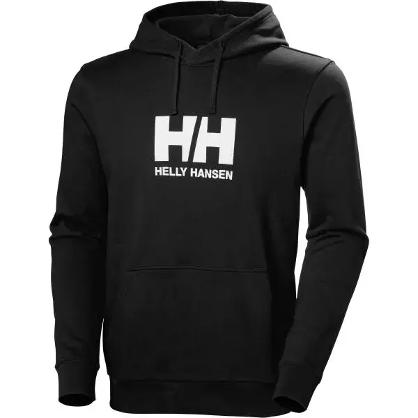 Helly Hansen HH LOGO HOODIE 3.0 Pánska mikina, čierna, veľkosť