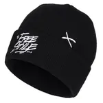 Lewro CAVEN Chlapčenská pletená čiapka, čierna, veľkosť 12-15Y