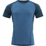 Devold RUNNING MERINO 130 SHIRT MAN Pánske tričko, modrá, veľkosť