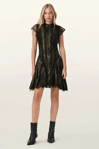 Šaty AllSaints FLEUR