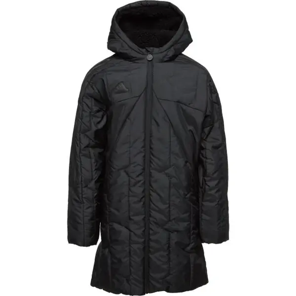 adidas JR TIRO COAT Juniorský kabát, čierna, veľkosť