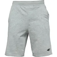 4F SHORTS BASIC Pánske kraťasy, sivá, veľkosť