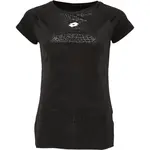 Lotto WORKOUT PURE TEE Dámske športové tričko, čierna, veľkosť