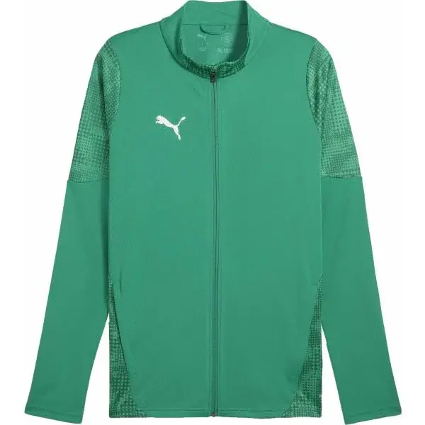 Puma TEAMCUP TRAINING JACKET Pánska futbalová bunda, zelená, veľkosť