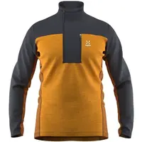 HAGLÖFS ROC FLASH MID Pánska mikina, žltá, veľkosť