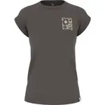 Hannah CLAIR Dámske tričko z organickej bavlny, khaki, veľkosť