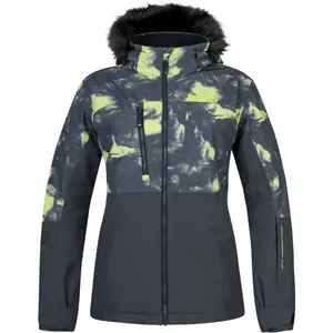 Hannah FRENN Dámska lyžiarska bunda, tmavo sivá, veľkosť