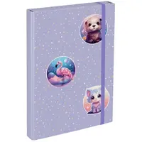 BAAGL MAZNÁČIKOVIA Dosky na školské zošity A4, fialová, veľkosť