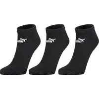 Puma ELEMENTS UNISEX PLAIN SNEAKER 3P Unisex ponožky, čierna, veľkosť 35-38