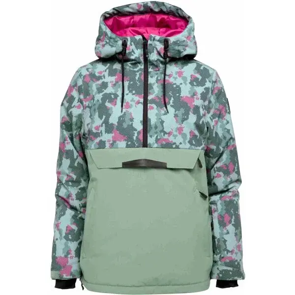 LOAP LAWNORA Dámska lyžiarska bunda, svetlo zelená, veľkosť