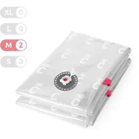 COMPACTOR BAG ASPISPACE M Vákuové vrecia na uskladnenie textilu a perín, transparentná, veľkosť