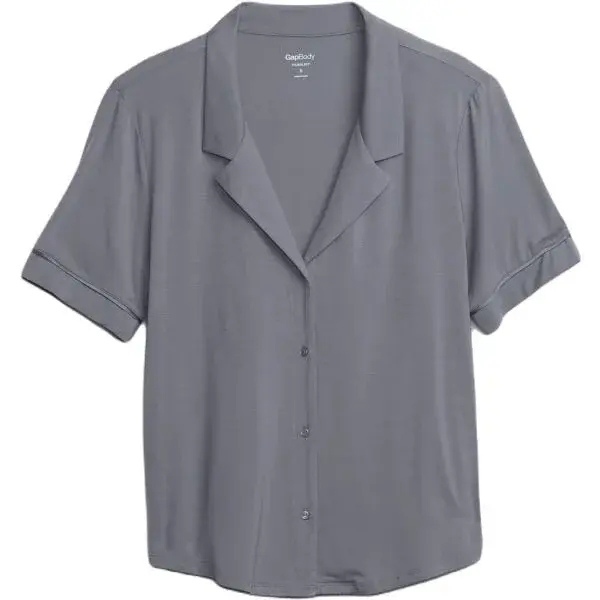 GAP PIPING Dámske pyžamo, sivá, veľkosť