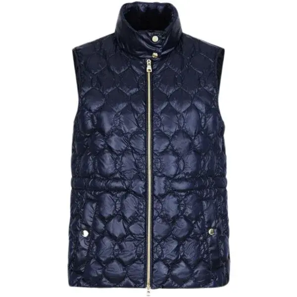 Geox W MYLUSE Dámska páperová vesta, tmavo modrá, veľkosť