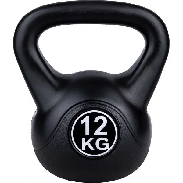 Fitforce FKBP-12KG Kettlebell, čierna, veľkosť