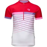 Etape LUCKY Detský cyklistický dres, biela, veľkosť 152-158