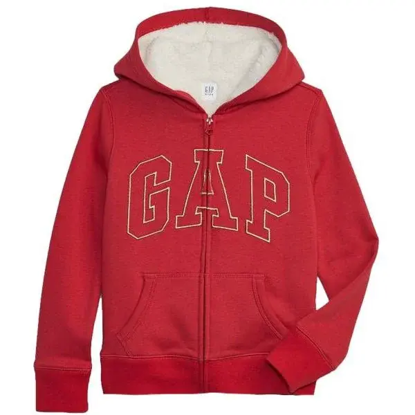GAP INSULATED FULLZIP Dievčenská mikina, červená, veľkosť