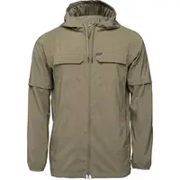 Columbia SKIEN VALLEY HOODED LS SHIRT Pánska bunda, khaki, veľkosť