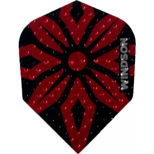 Windson ME NINJA PLAST 3 KS Letky na šípky, červená, veľkosť