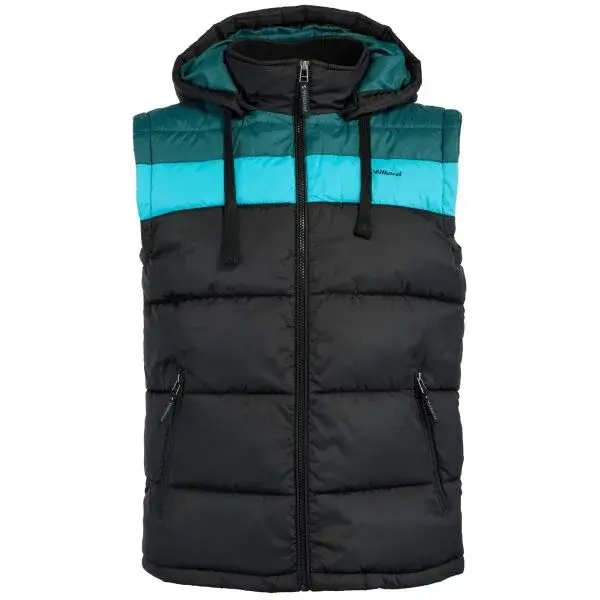 Willard DAVY Pánska prešívaná vesta, čierna, veľkosť