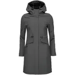 LOAP LUNARA Dámsky softshellový kabát, tmavo sivá, veľkosť