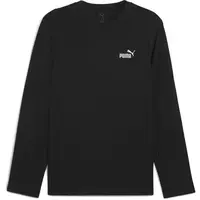Puma ESSENTIALS NO 1 LOGO LONG SLEEVE TEE Pánske tričko s dlhým rukávom, čierna, veľkosť