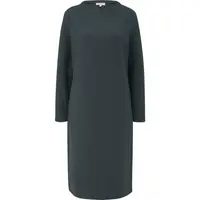 s.Oliver RL LONG SLEEVE DRESS NOOS Midi šaty, tmavo zelená, veľkosť