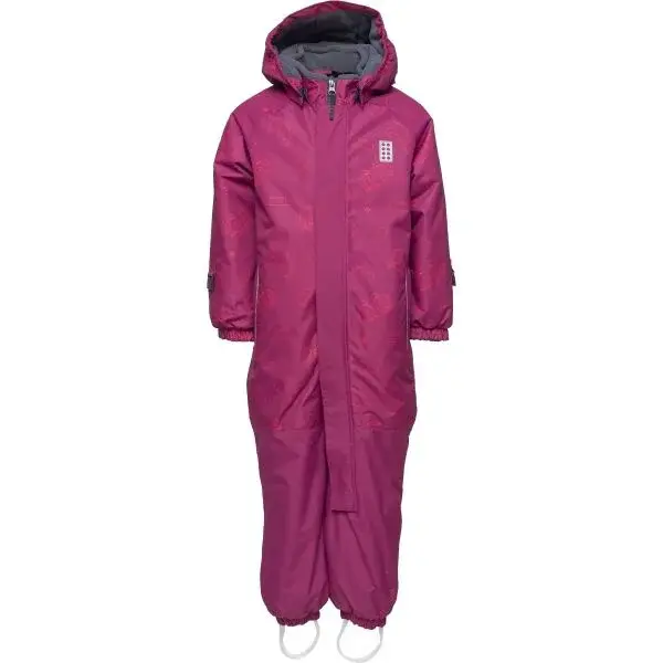 LEGO&reg; kidswear LWJADEN 702 Detský zimný overal, vínová, veľkosť