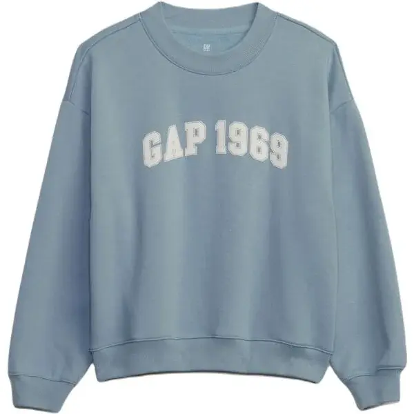 GAP FASHION LOGO Detská  mikina, svetlomodrá, veľkosť