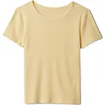 GAP SS RIB Dievčenské tričko, žltá, veľkosť