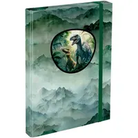 BAAGL DINO Obal na školské zošity A4, zelená, veľkosť